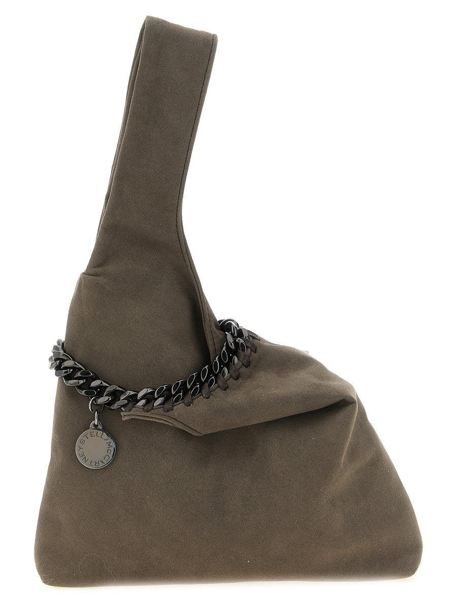 Gray Polyamide Handbag Bag