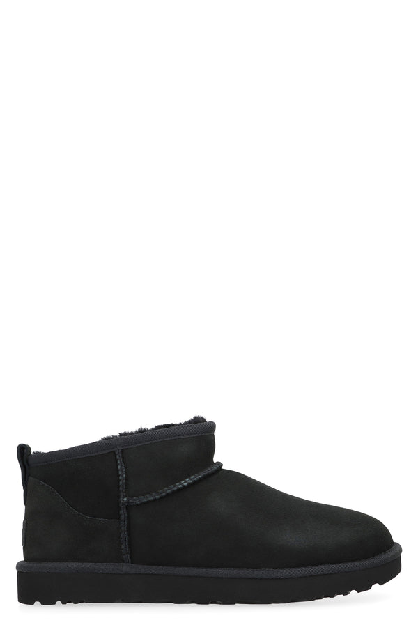 Classic Ultra Mini Boots Black Ovine Leather