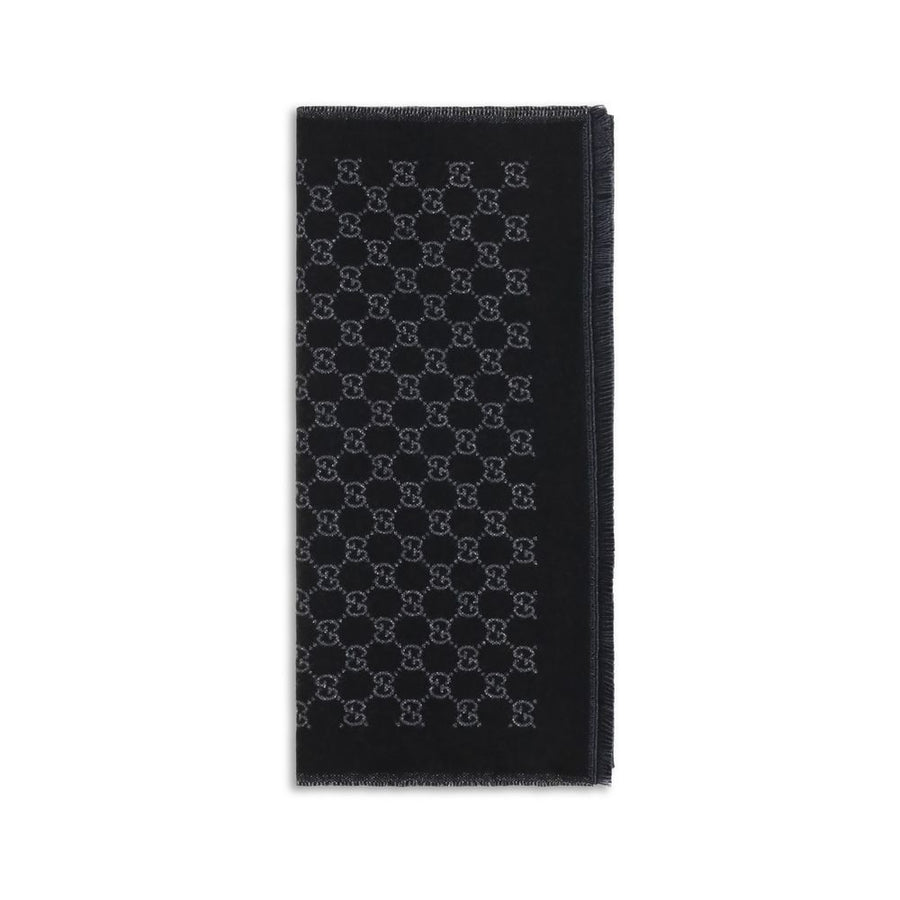 Black Wool Oves Aries Scarf
