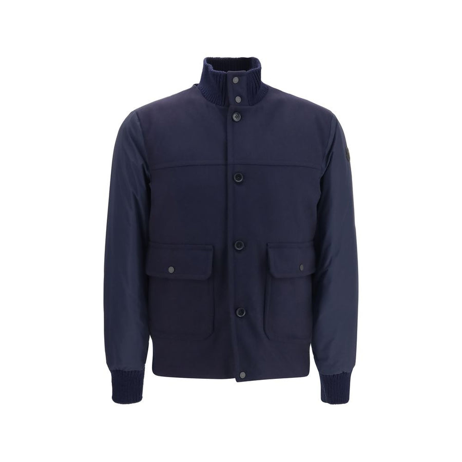 Blue Wool Oves Aries Shell Jacket Clothing