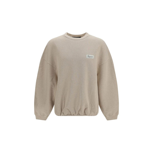 Beige Cotton Sweatshirt Clothing