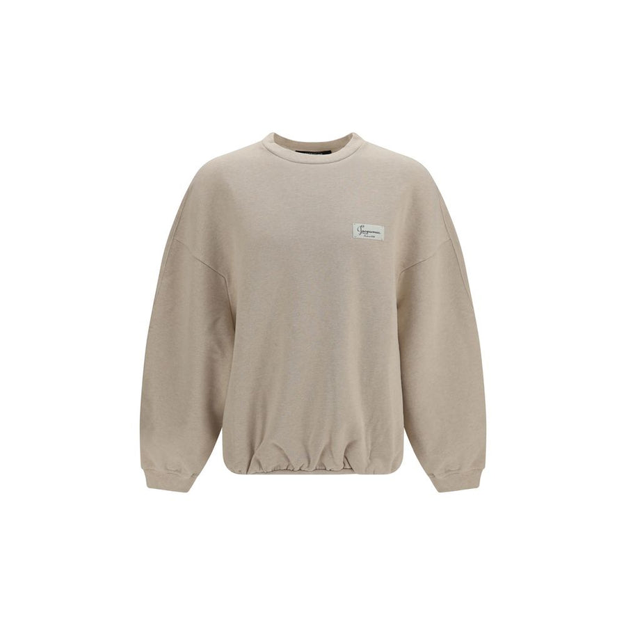 Beige Cotton Sweatshirt Clothing