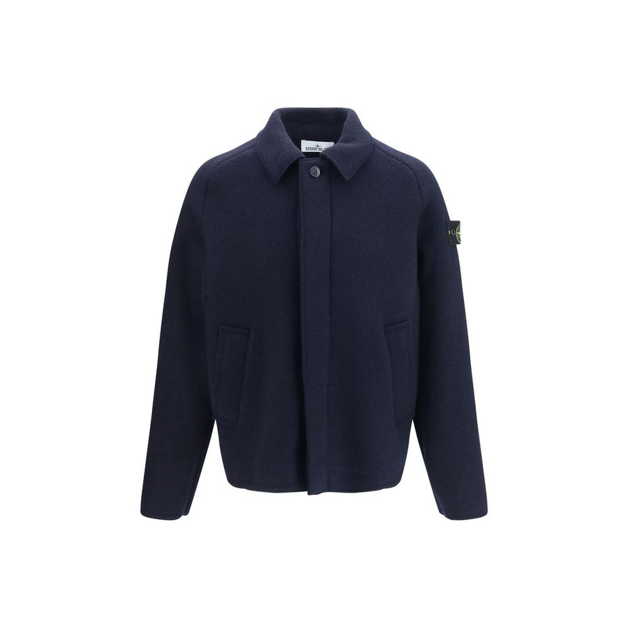 Blue Wool Oves Aries Jacket Clothing
