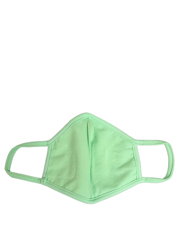 Green Polyester Dg Casa Logo Elastic Ear Strap Face Mask Light Accessory