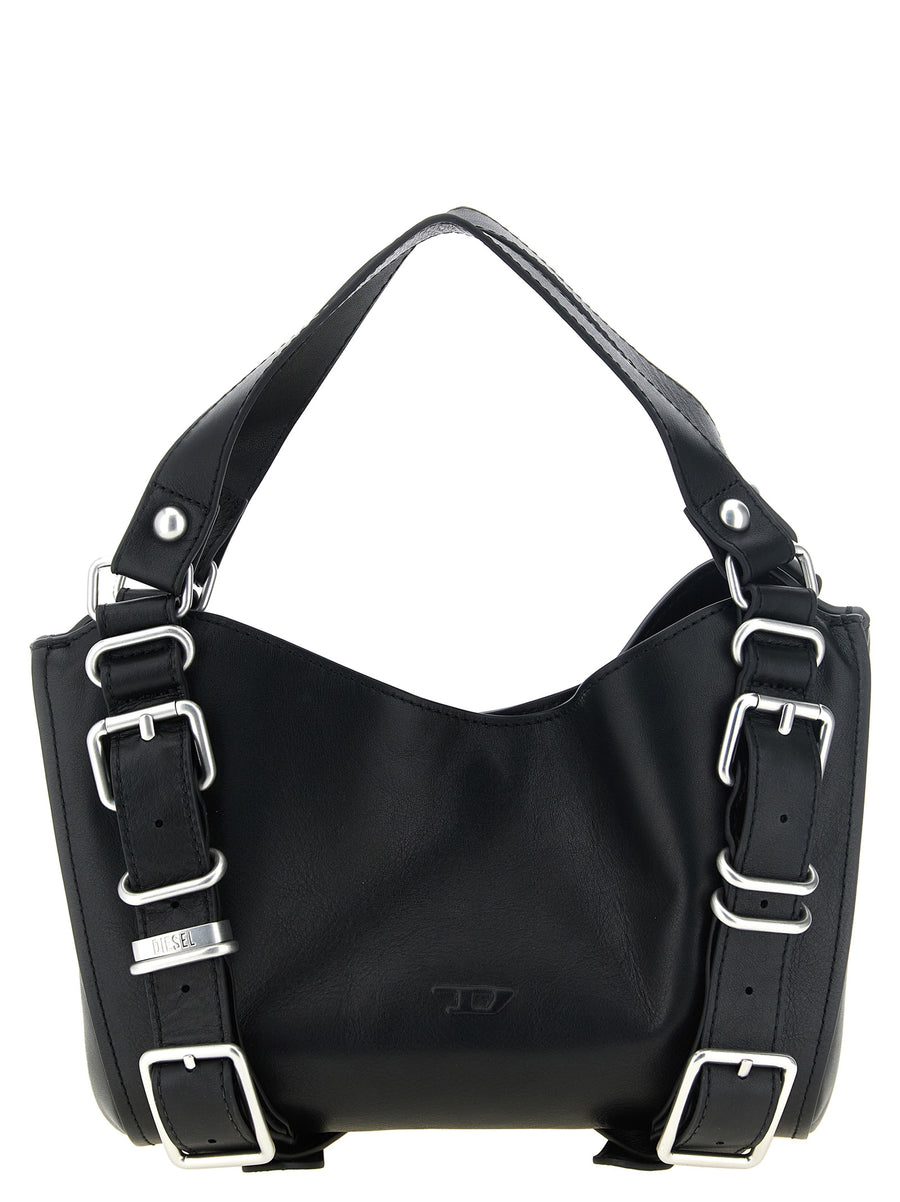 Black Other Fibres Handbag Bag