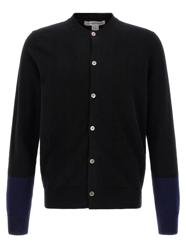 Black Wool Cardigan Clothing
