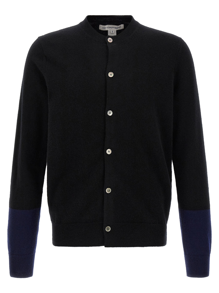 Black Wool Cardigan Clothing