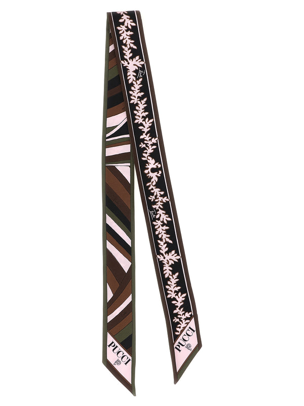 Multicolor Silk Foulard Accessory