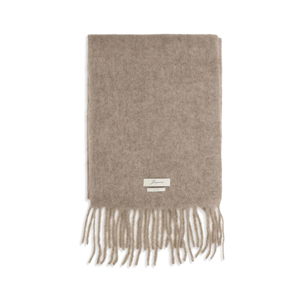 Beige Mohair Scarf