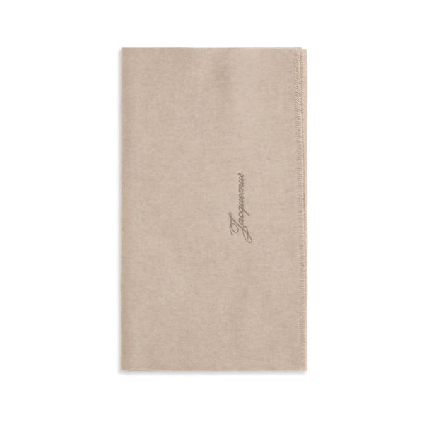 Beige Wool Oves Aries Scarf