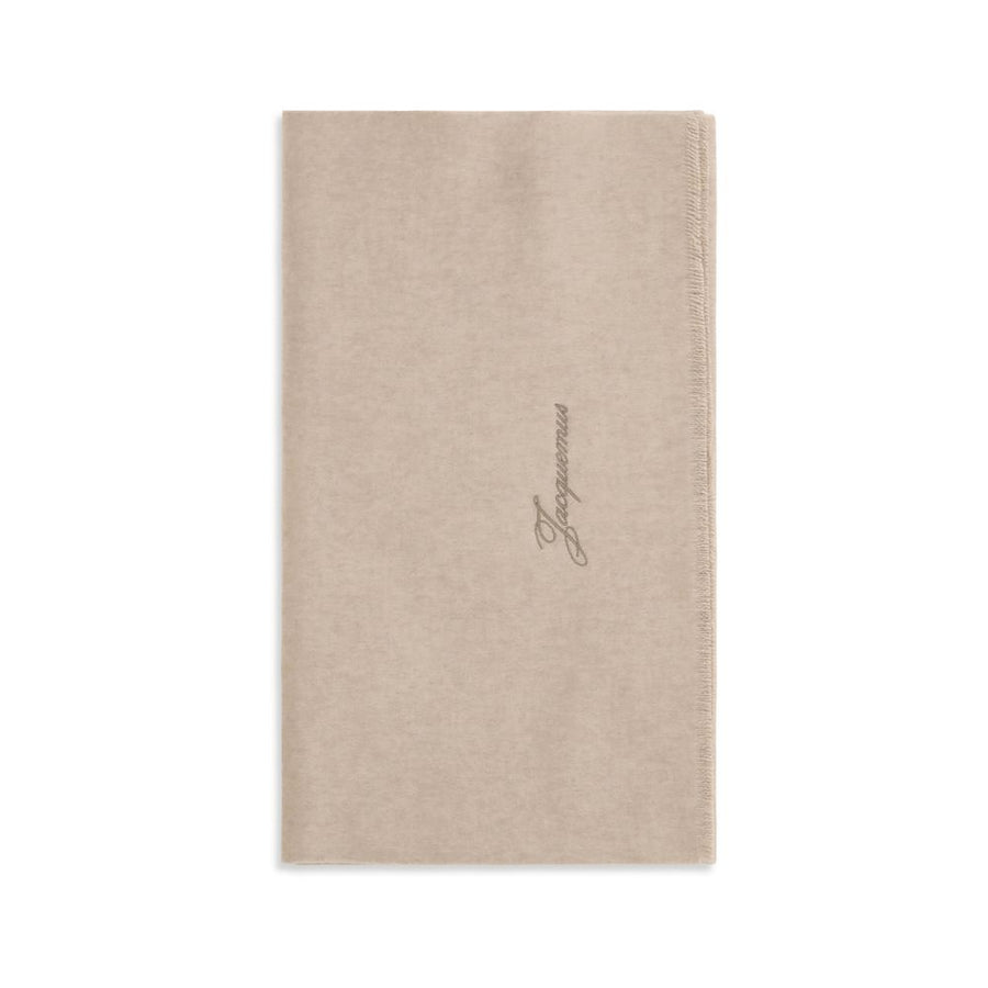 Beige Wool Oves Aries Scarf
