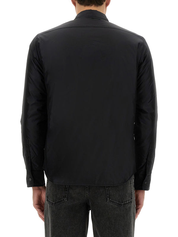 Reshirt Jacket Black Polyamide Shirt