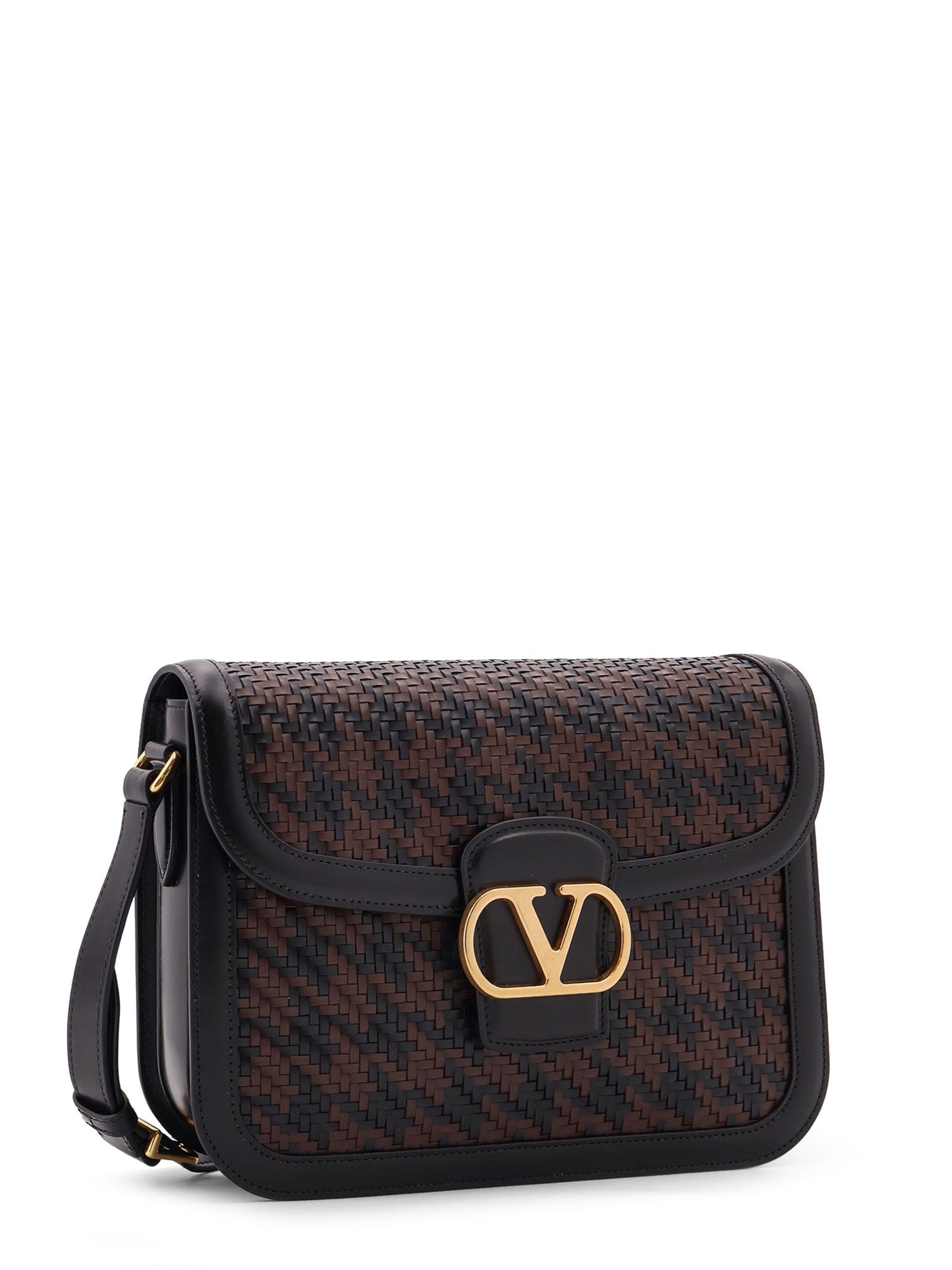 Valentino Garavani Bags Nero/bark Brown/nero Pelle