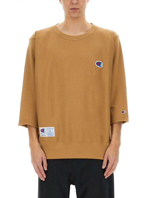 Champion X Undercover T-Shirt Beige Cotton T-shirts