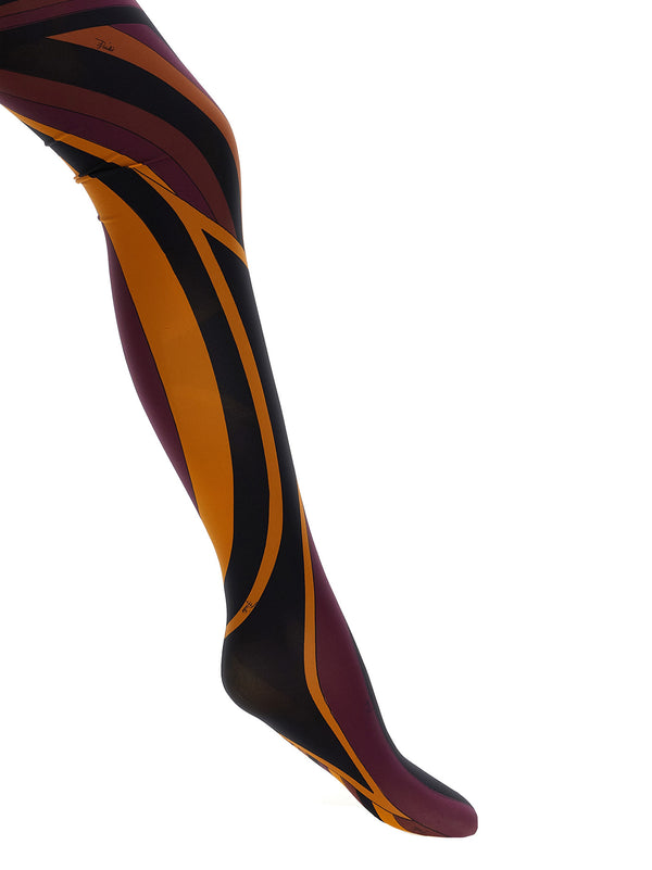 Multicolor Polyamide Socks Clothing