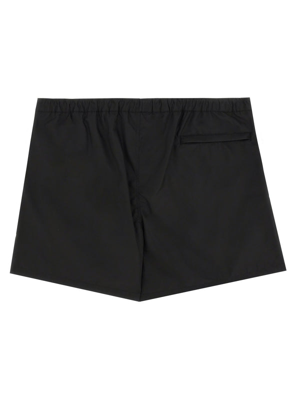 Boxer Swimsuit Black Polyamide Swim Shorts