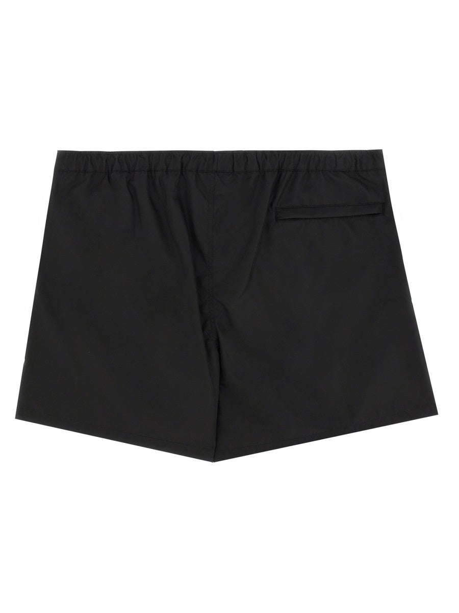 Boxer Swimsuit Black Polyamide Swim Shorts