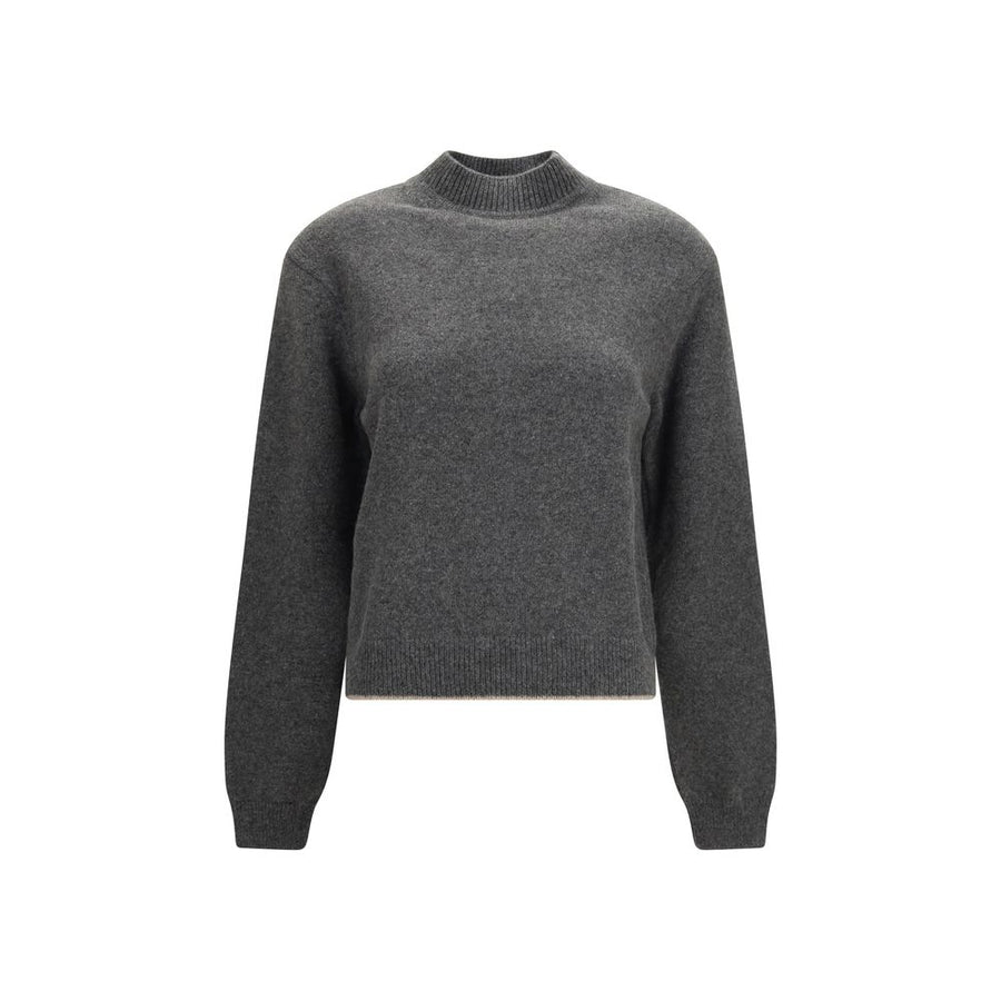 Gray Cashmere Sweatshirt Clothing