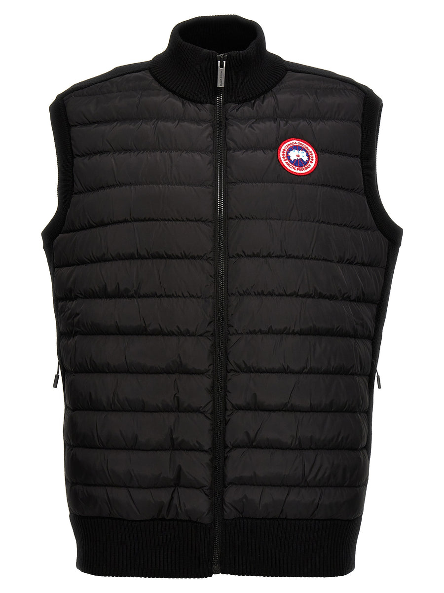 Black Polyamide Sleeveless Jacket Clothing