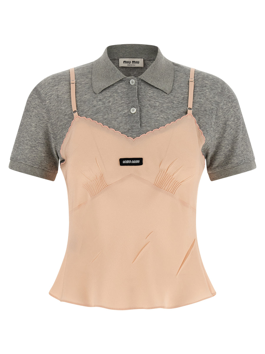 Multicolor Silk Shortsleeve Shirt