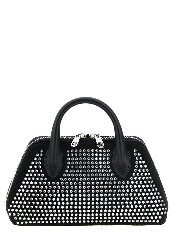 Black Cowhide Crossbody Bag