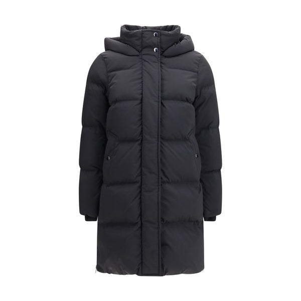 Black Polyamide Coat Clothing