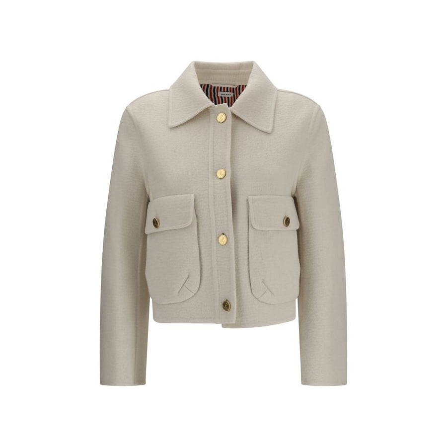 Beige Wool Oves Aries Jacket Clothing