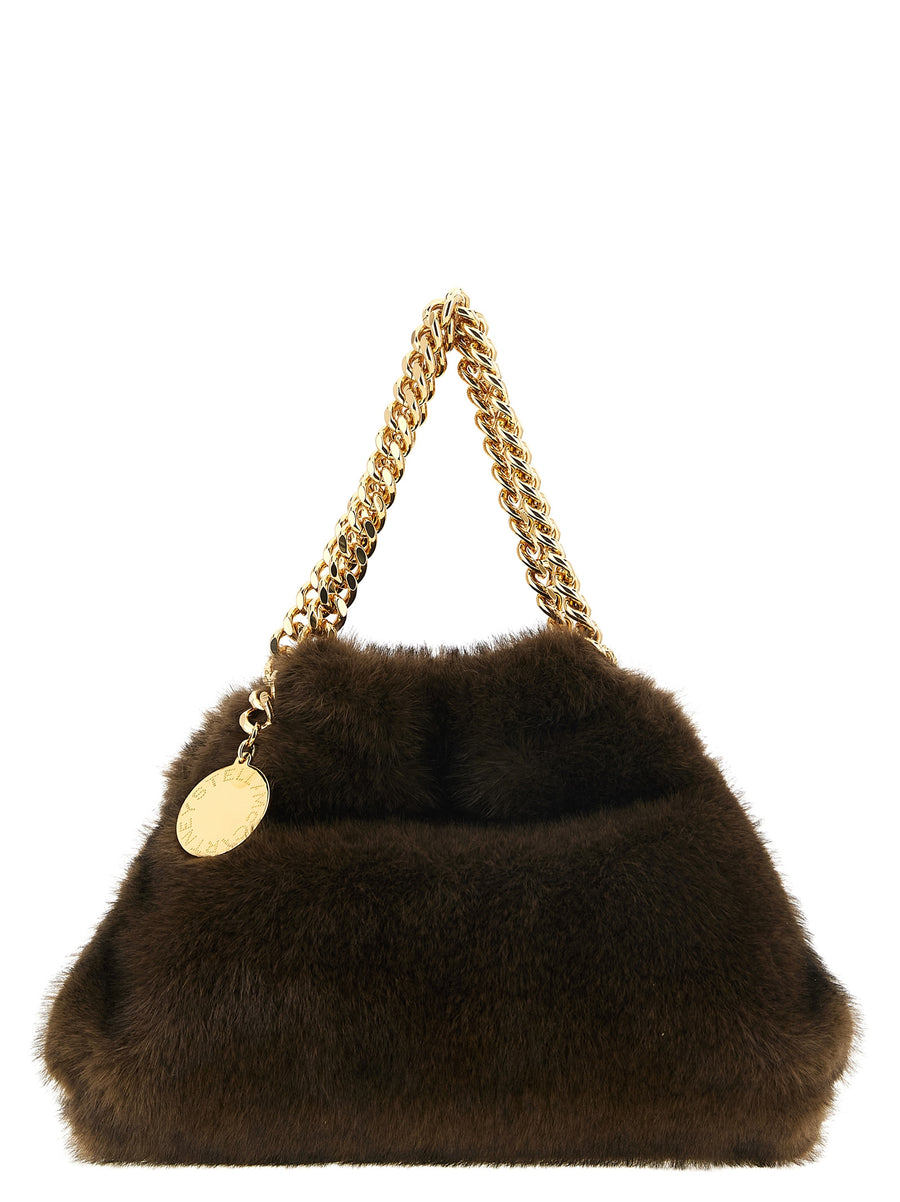Brown Polyester Handbag Bag