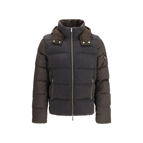 Gray Goose Down Full-Length Jacket Clothing