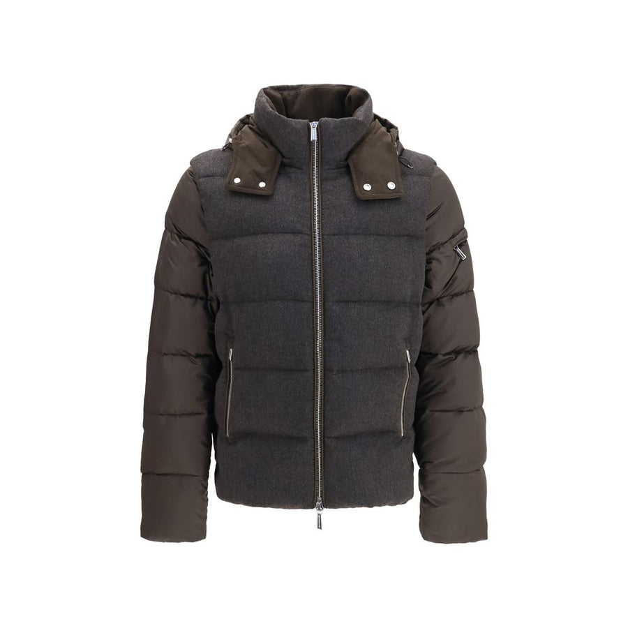 Gray Goose Down Full-Length Jacket Clothing