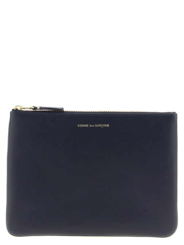 Blue Cowhide Cardholder Accessory