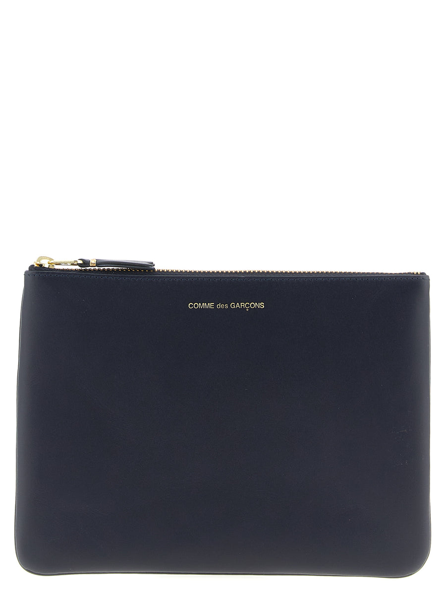 Blue Cowhide Cardholder Accessory