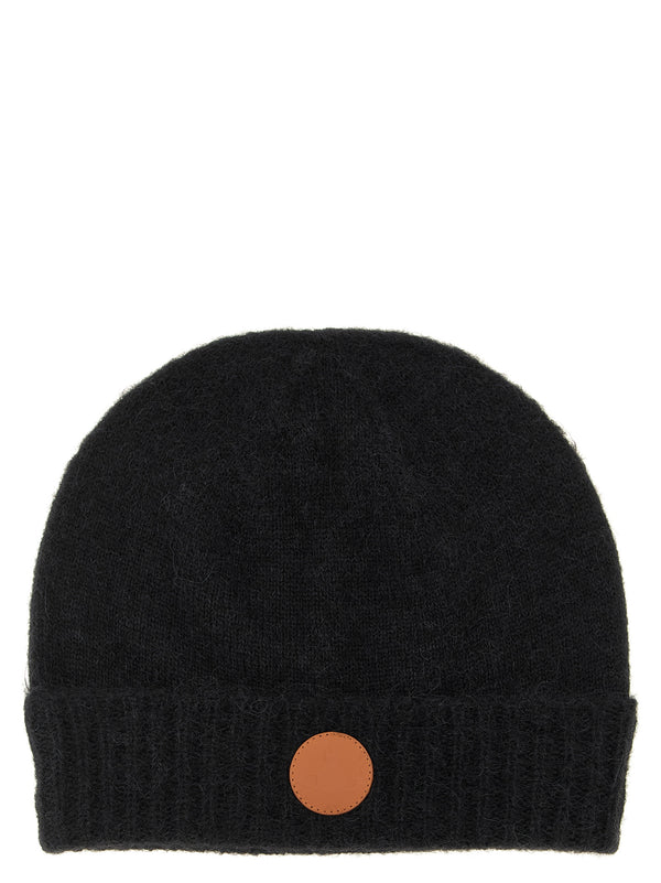 Black Wool Beanie Accessory