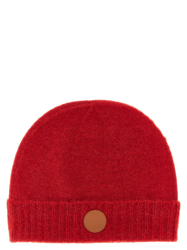 Red Wool Beanie Accessory