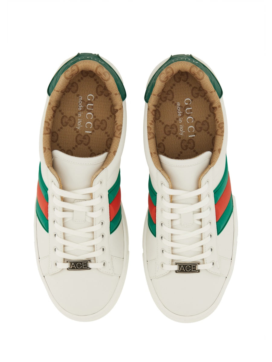 Sneakers Ace White Leather Trainers
