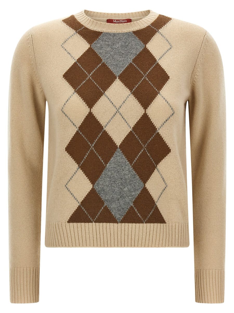 Beige Wool Cardigan Clothing
