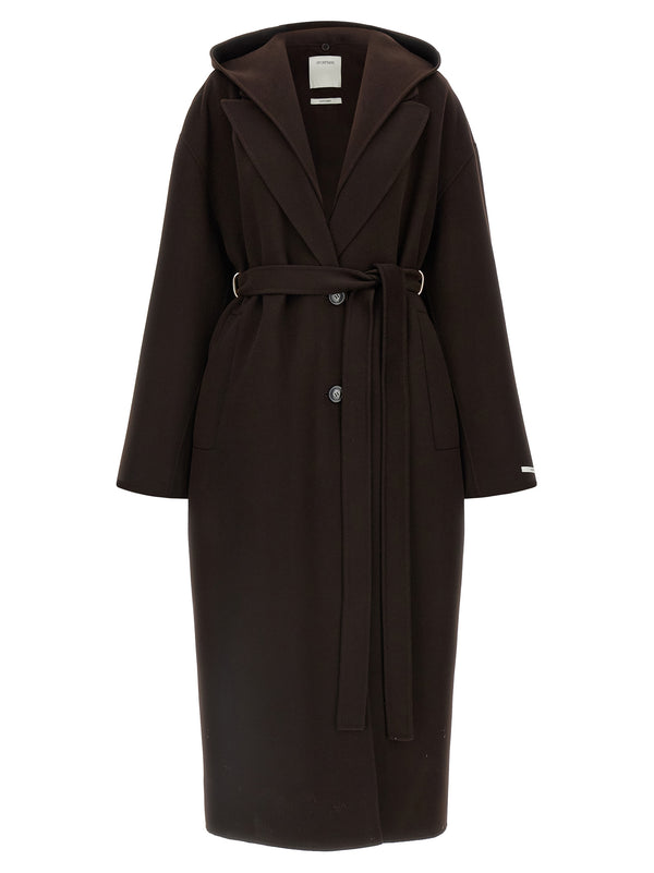 Brown Wool Coat Clothing