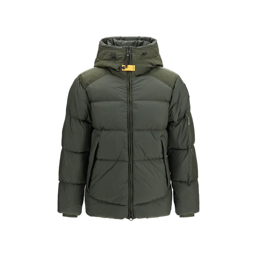 Bicolor Polyamide Full-Length Jacket Clothing