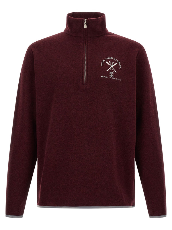 Bordeaux Cashmere Sweatshirt Clothing