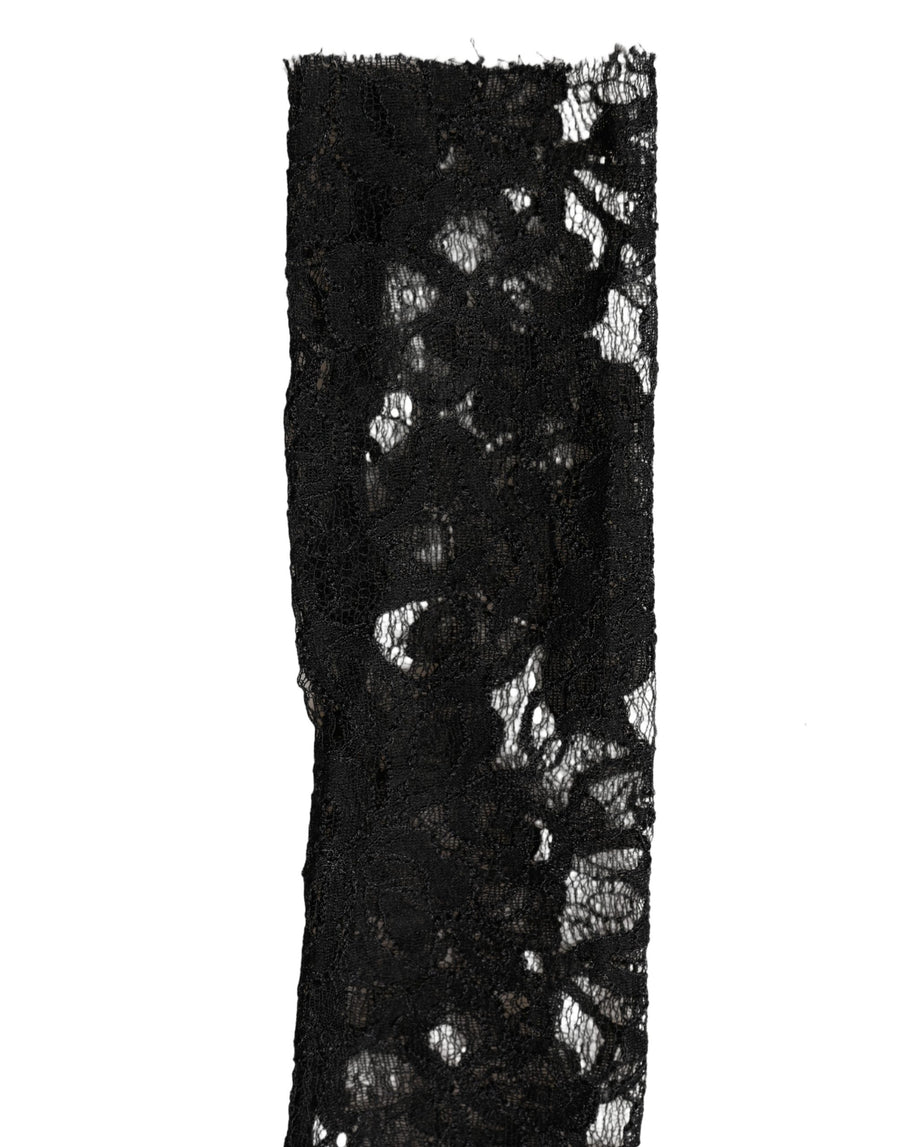 Sleeves Black Nylon Floral Lace Warmer Arm Elastane Accessory
