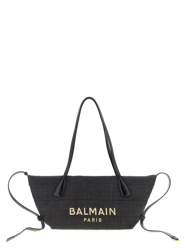 Black Polyamide Tote Bag
