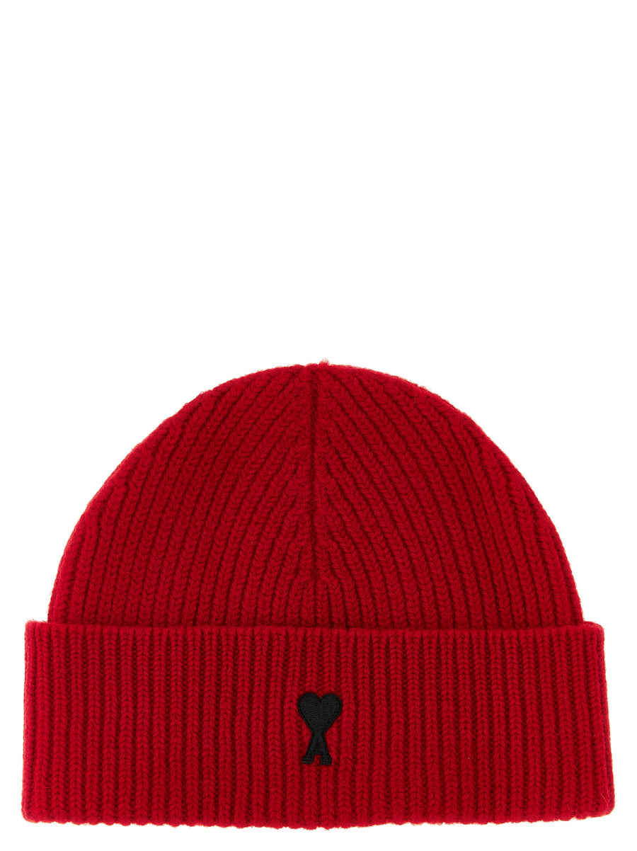 Red Wool Beanie Accessory