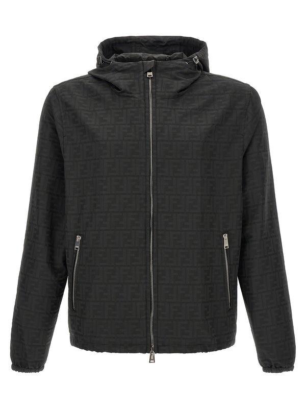 Black Polyester Shell Jacket Clothing