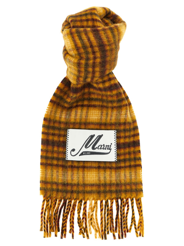 Multicolor Virgin Wool Foulard Accessory