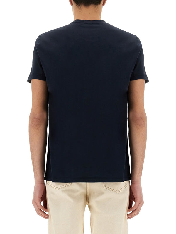 T-Shirt Silence Blue Cotton T-shirts