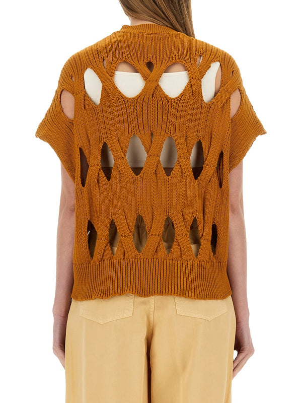 Springtime Jersey Orange Cotton T-shirts