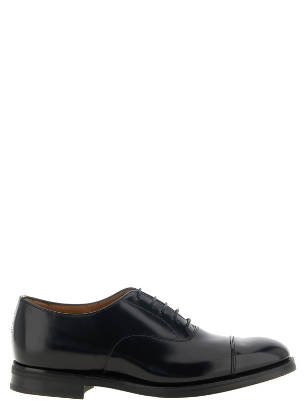 Black Calfskin Oxfords And Derbies Shoe