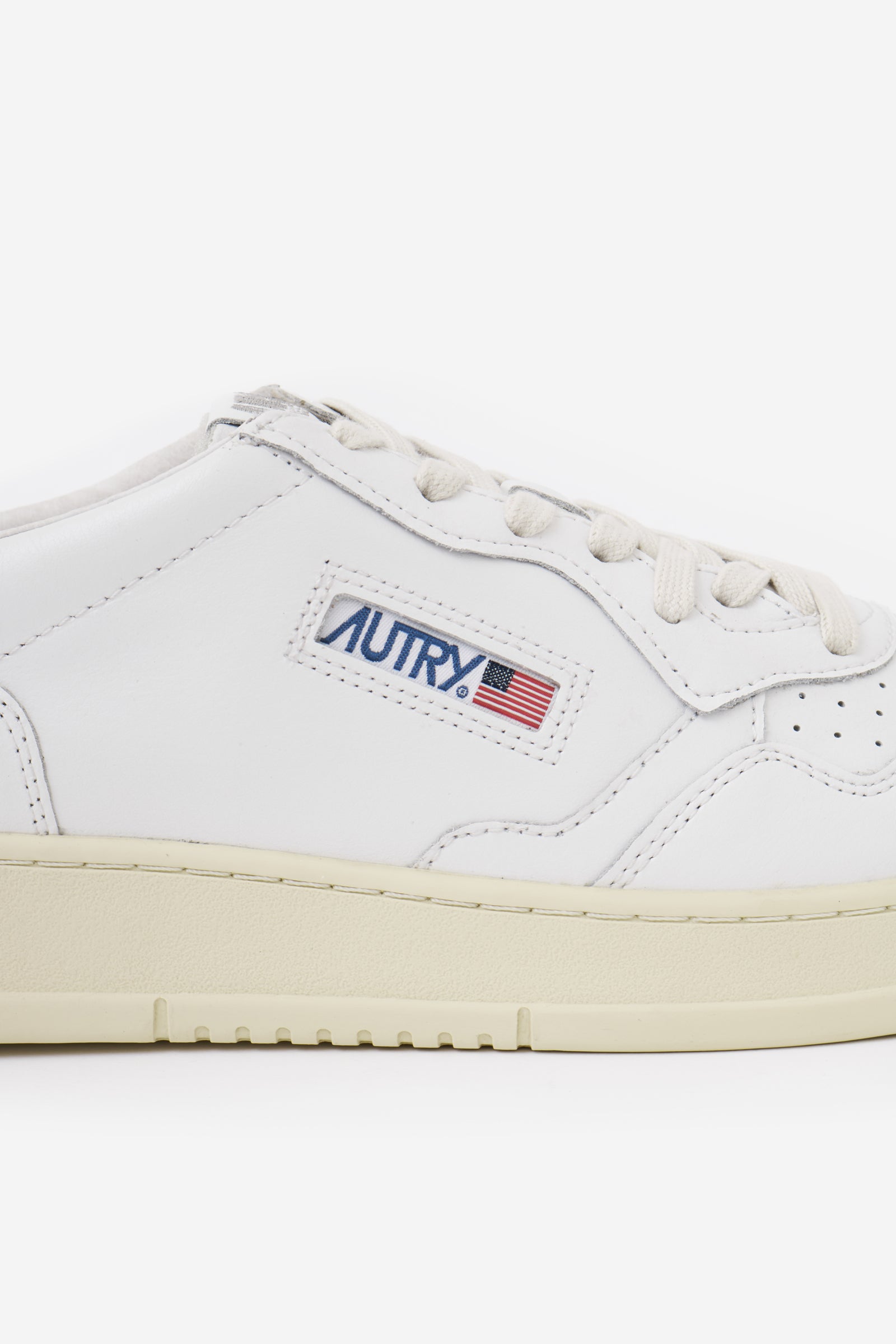 01 LOW Sneakers White Leather Scarpe
