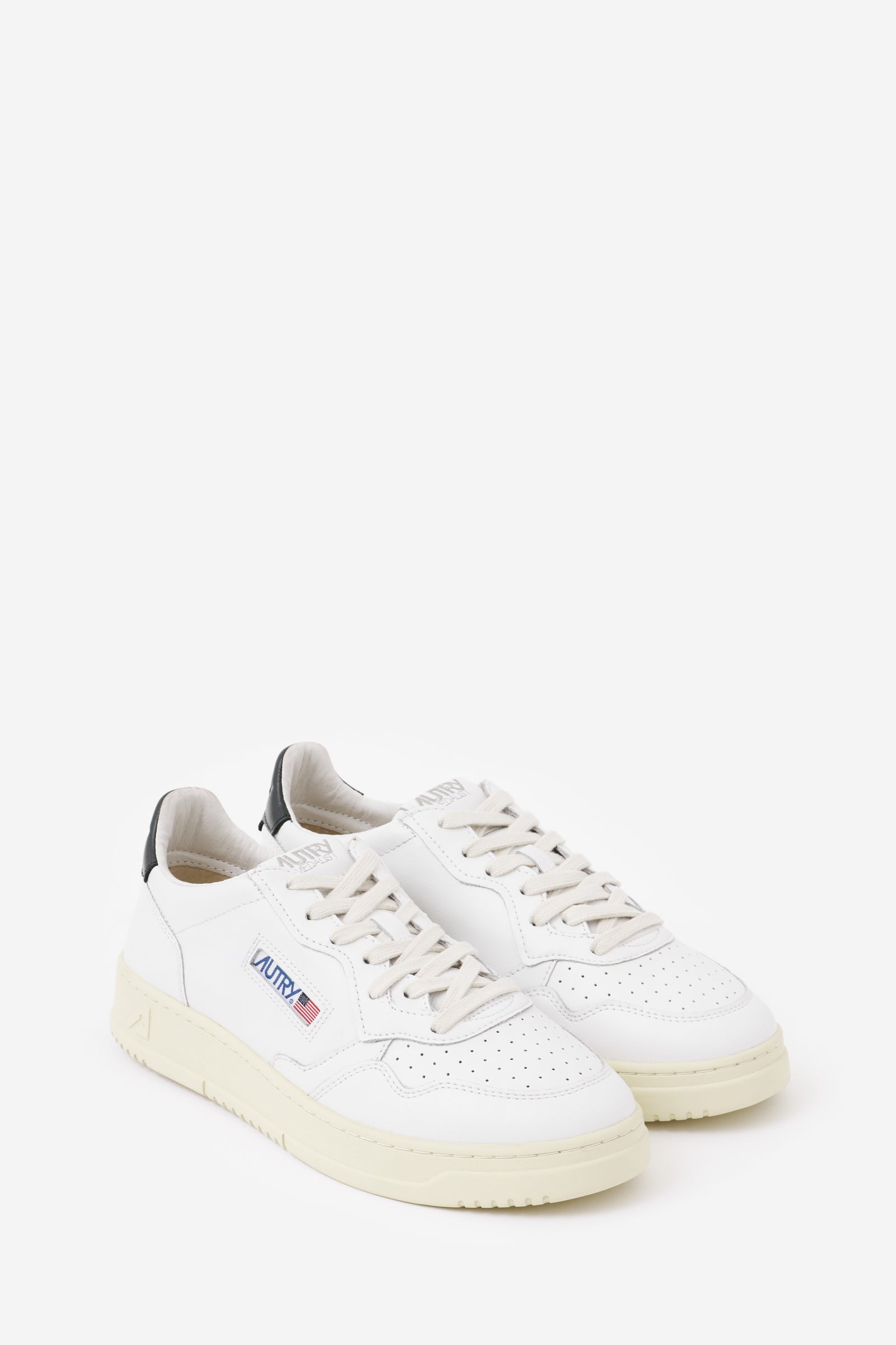 01 LOW Sneakers White Leather Scarpe