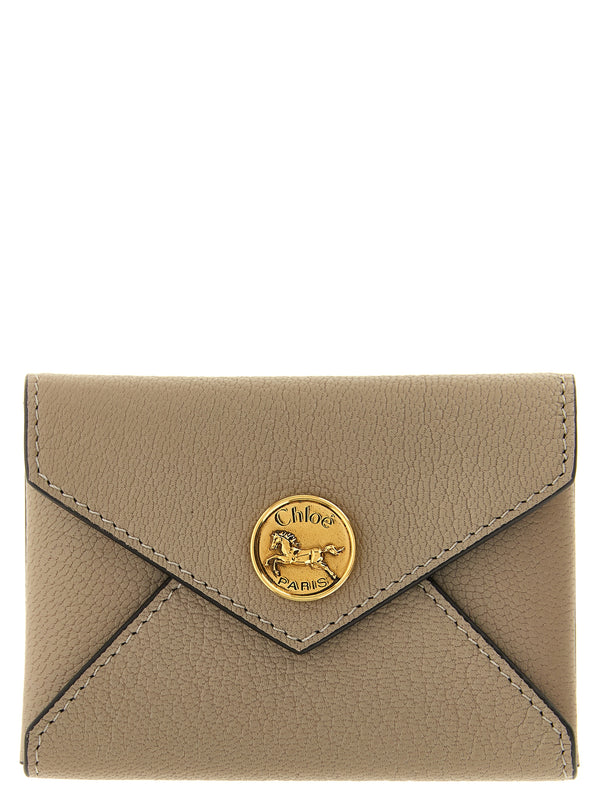 Beige Goatskin Cardholder Accessory